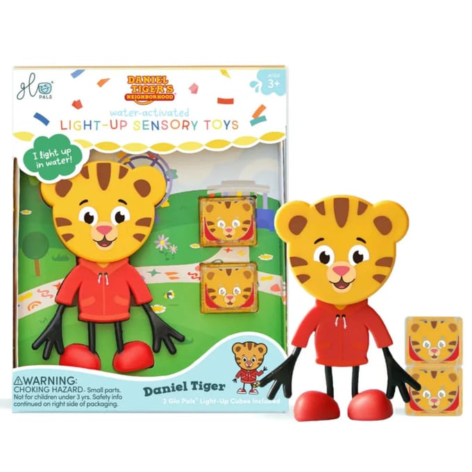 Glo Pals Character Daniel Tiger - Light-up cubes - Geel/oranje