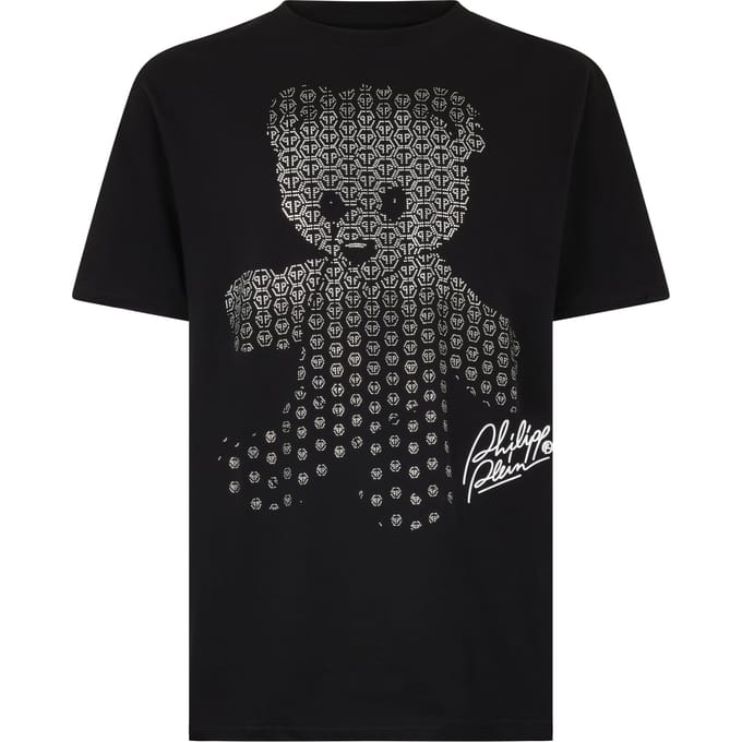 Round Neck T-Shirt Teddy Strass Teddy Bear