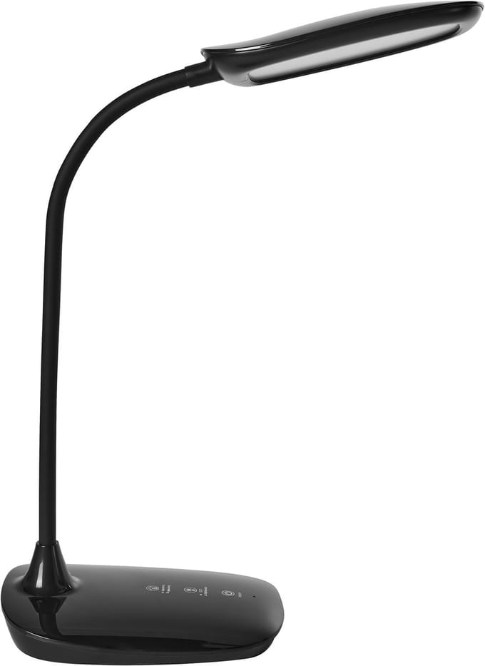 HYDRA - Bureaulamp LED - Zwart - Synthetisch materiaal