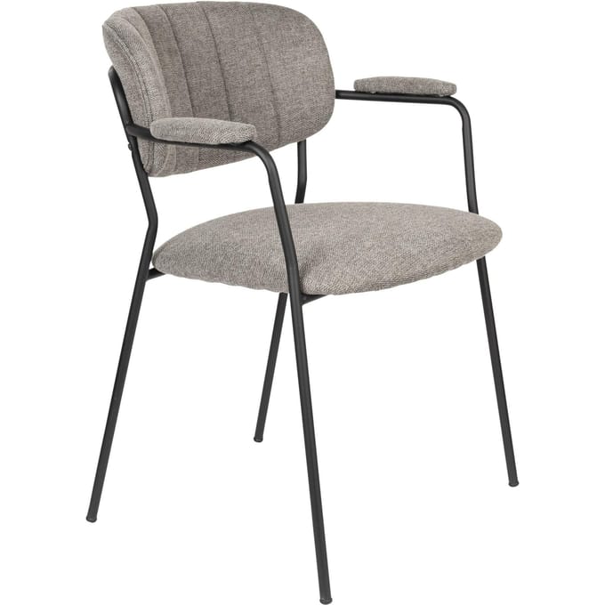 Set van 2 eetkamerstoelen Alina met armleuning | Feliz Lifestyle