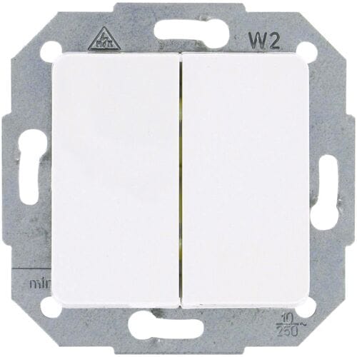 Kopp Wipschakelaar serie inbouw Cadiz Glanzend wit