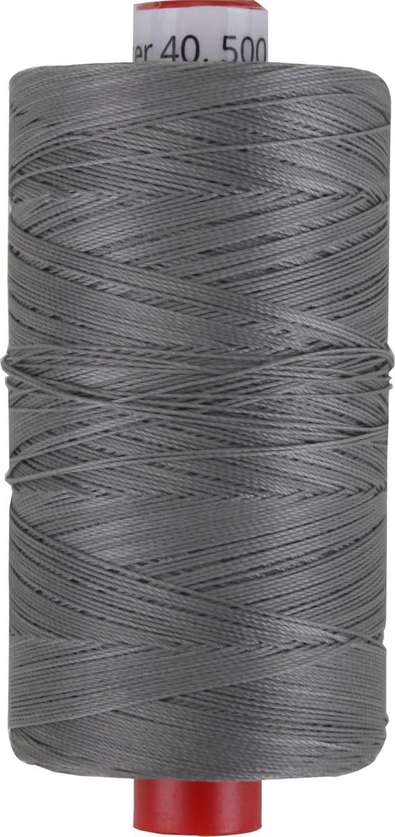 ESVO polyester garen, AMANN, dikte 40, 350 meter, UV-bestendig, lichtgrijs