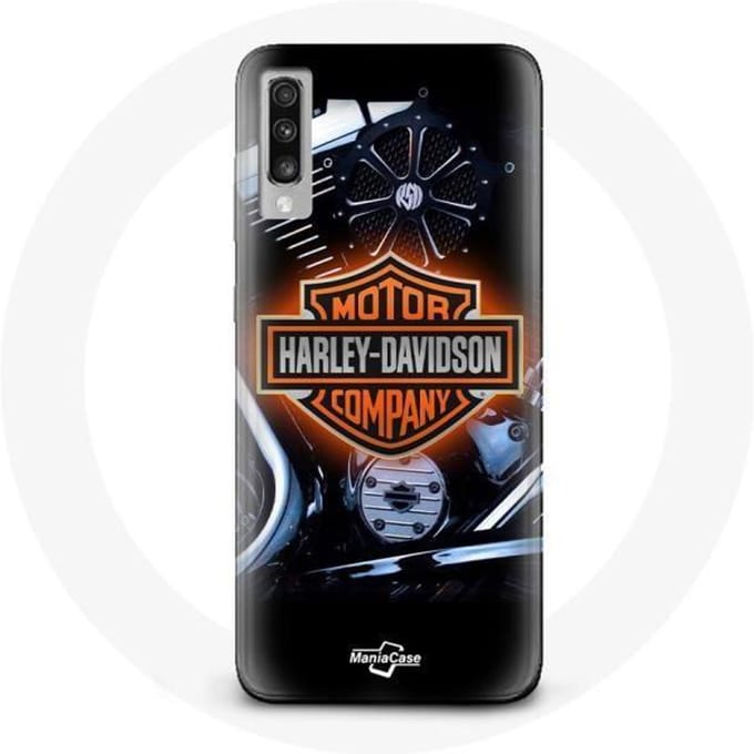 Samsung Galaxy A70 hoesje Harley Davidson autobedrijfslogo