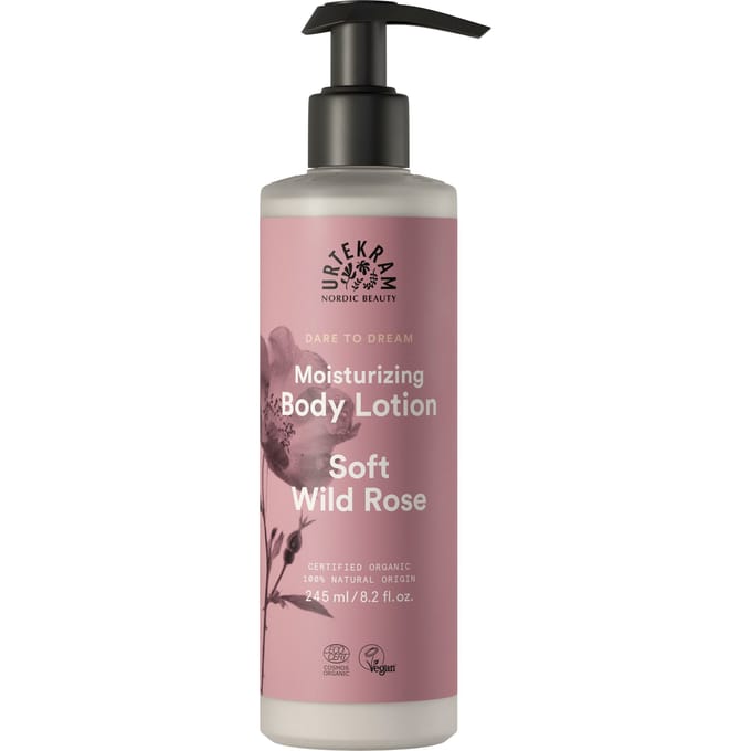 Urtekram Soft Wild Rose Hydraterende Body Lotion Lichaamsverzorging Dames 245 ml