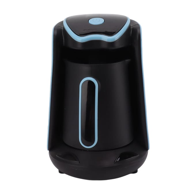 500ml Koffiepot Roestvrij Staal Elektrische Thermische Koffiemaker voor Kantoor Blauw L black