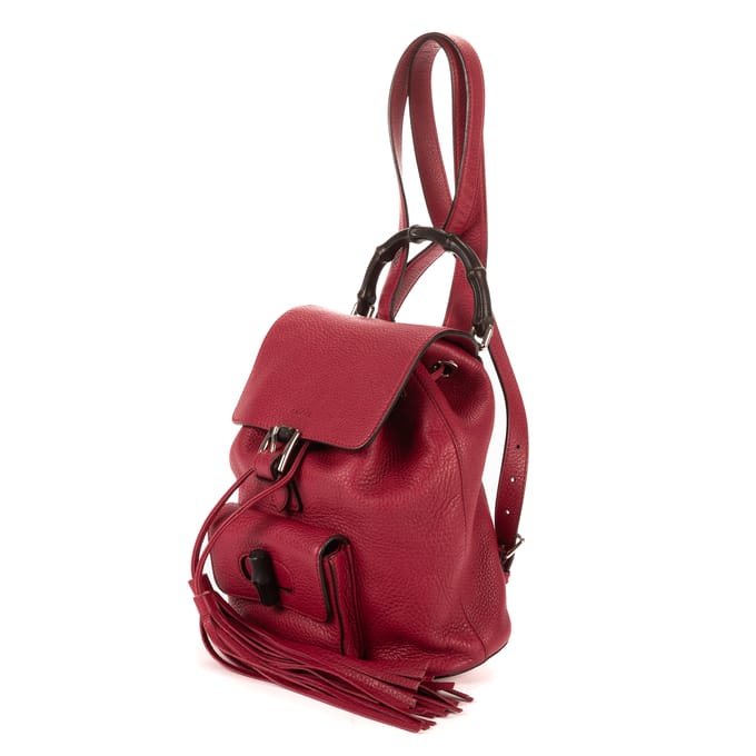 Bamboo Tassel Backpack  Rugzak