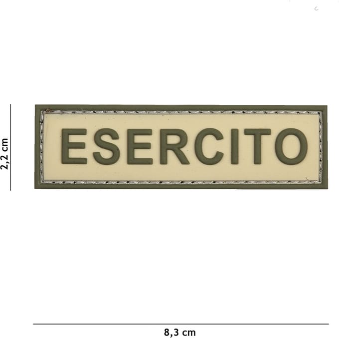 101 Inc Embleem 3D Pvc Esercito Coyote/Groen  20068