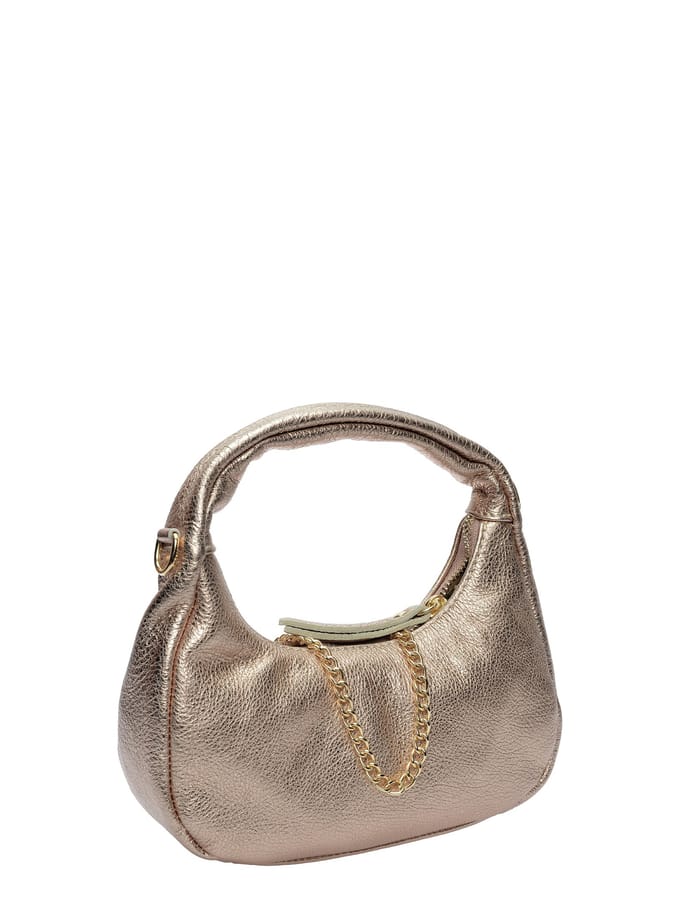Anna Luchini Brons Rundleer Tas
