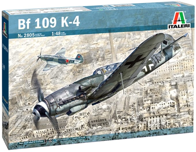 Italeri Modelbouwpakket Vliegtuigen - 2805 Bf 109 K-4 Plastic - 1:48 - Modelbouw