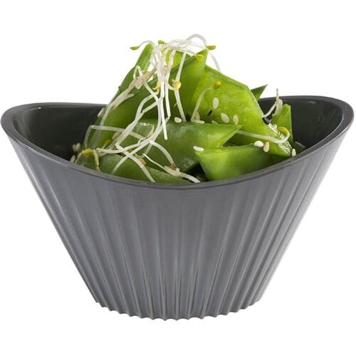 GGM Gastro (48 Stück) Schale - MINI - Melamin - 70ml - 95x55mm - Grau