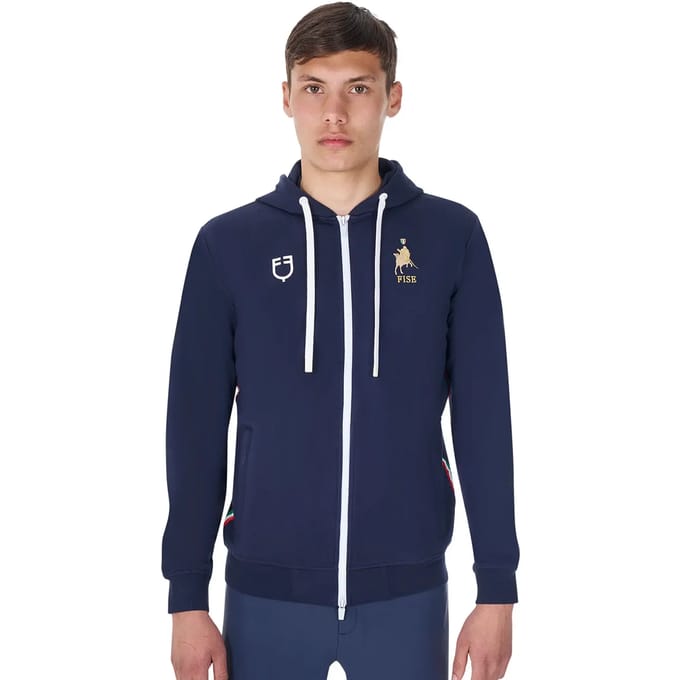 Hooded sweatshirt met rits Equestro X Fise