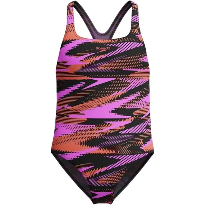 Meisjesbadpak Speedo Hyperboom Allover Medalist