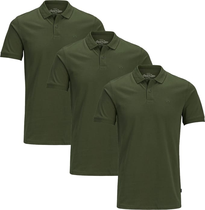 Jack & Jones Heren poloshirt 3 pack Basic