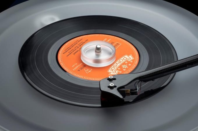 Pro-Ject Adapt it – Toerenadapter 7” – Spelen van Singles – Voor platenspeler – Acryl (per stuk – 1 stuk)
