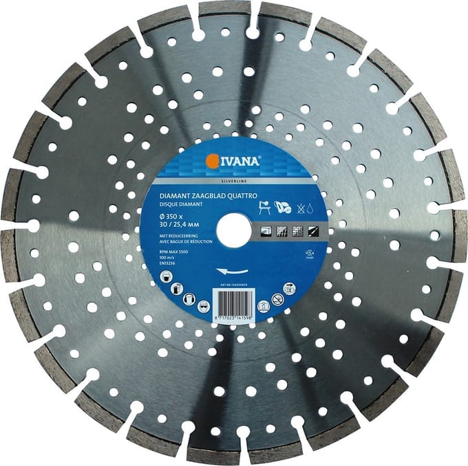 Ivana Diamantzaag Quattro Silverline Ã˜350x30/25.4mm