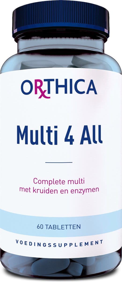 Orthica Multi 4 All - multivitamine met kruiden en enzymen - 60 tabletten
