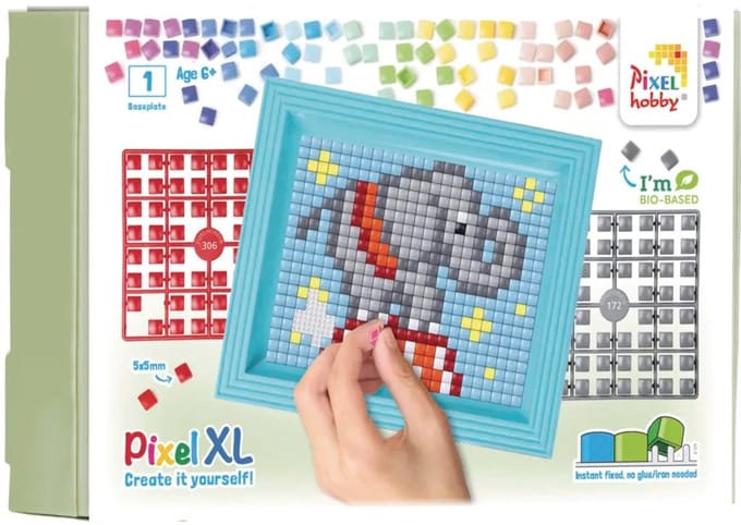 Pixelhobby XL Olifant 10x12 cm