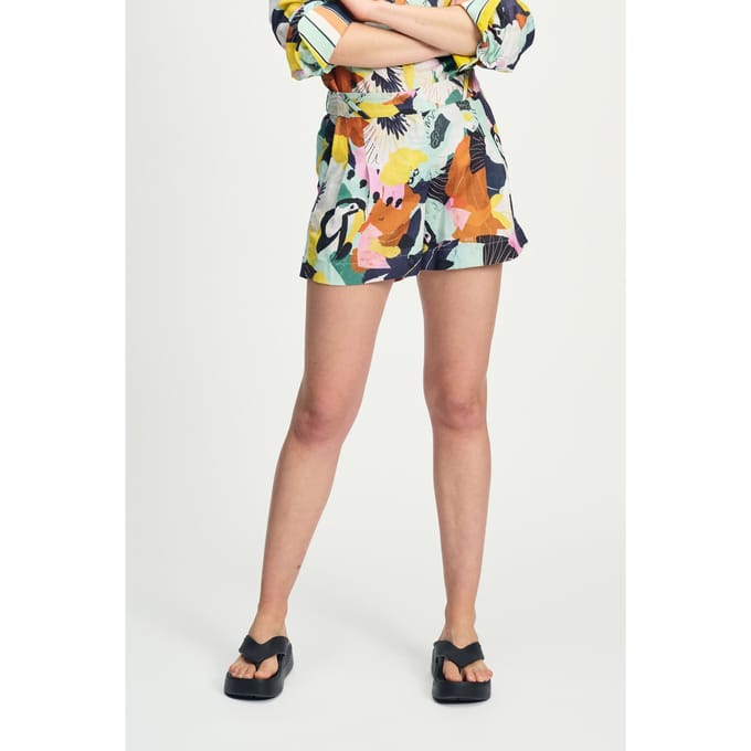 POM Amsterdam Shorts - Paradise Linen Größe: 36 | Kurze Sporthosen Outlet | Damen | Weiß