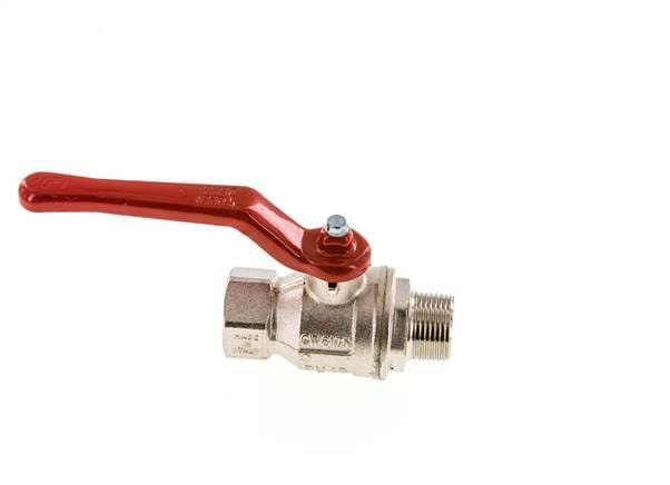 Buiten x Binnendraad R/Rp 3/4 inch 2-Weg Messing Kogelkraan - BL2BN-M-MF-034