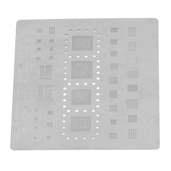 Pochoir BGA pour CPU de téléphone, Reballing, Modèle de retouche, Écran pour Samsung A60 ?A90 gray