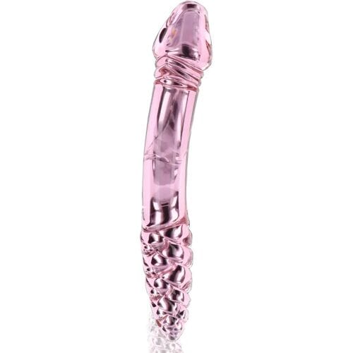ToyJoy Glass Worxx Rhinestone Scepter Dildo - 23 cm