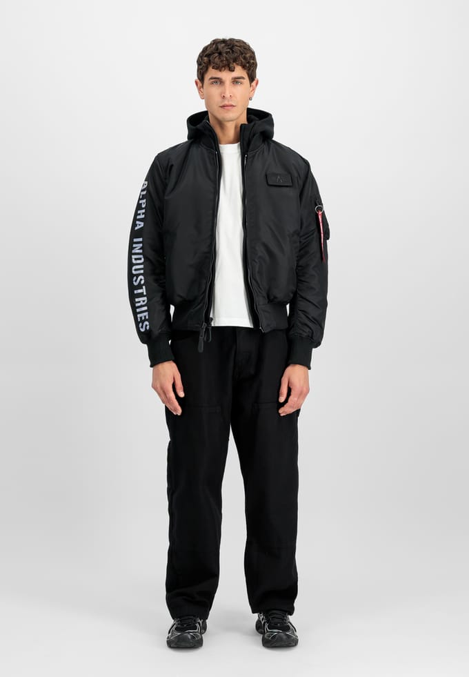 MA-1 D-Tec Sleeve Embroidery Bomber Jacket