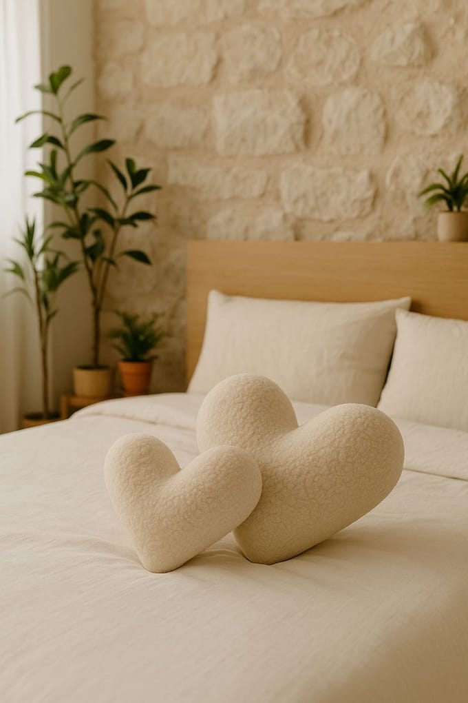 Asir - Kussen - Lichtbeige - 100% polyester - 38 x 33 x 9 cm