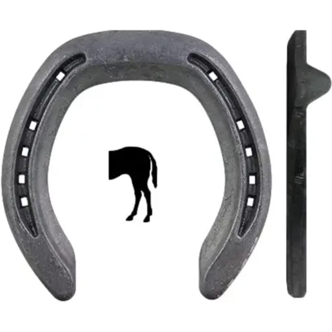 Fer à cheval 2 achterste tabs Malaysian Horseshoes Fitzwygram