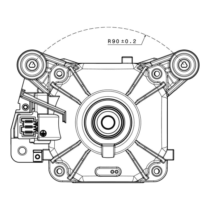AEG motor, magneet, 195V,1133Hz,Ø25.26mm 140205250016