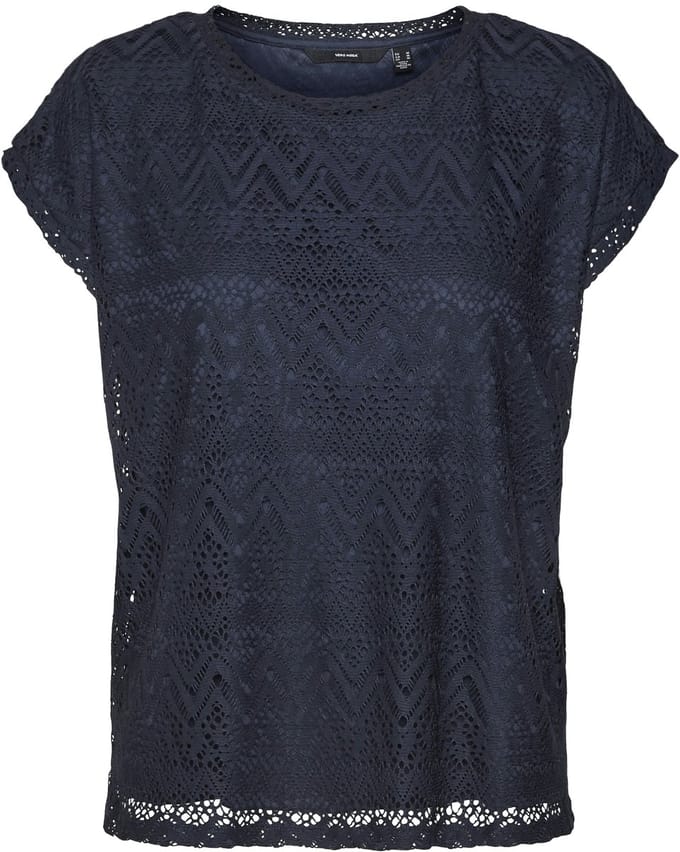 Vero Moda T-shirt Vmmaya Ava Top Jrs Spe 10304457 Navy Blazer Dames Maat - S