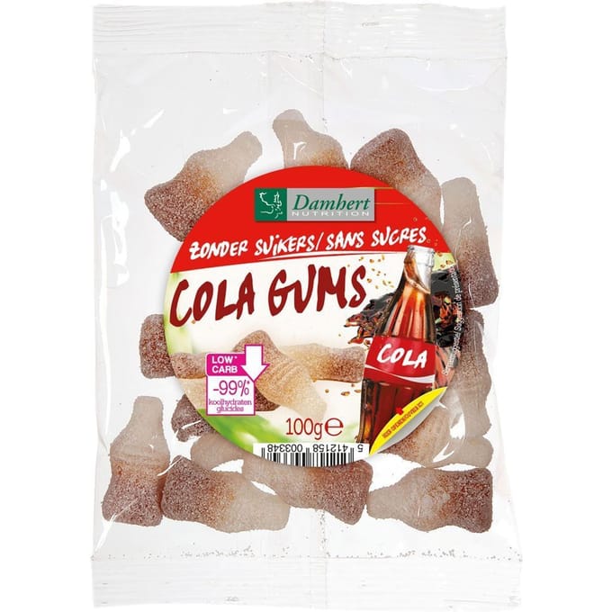 Damhert Colaflesjes Zonder Suiker 100 Bonbons