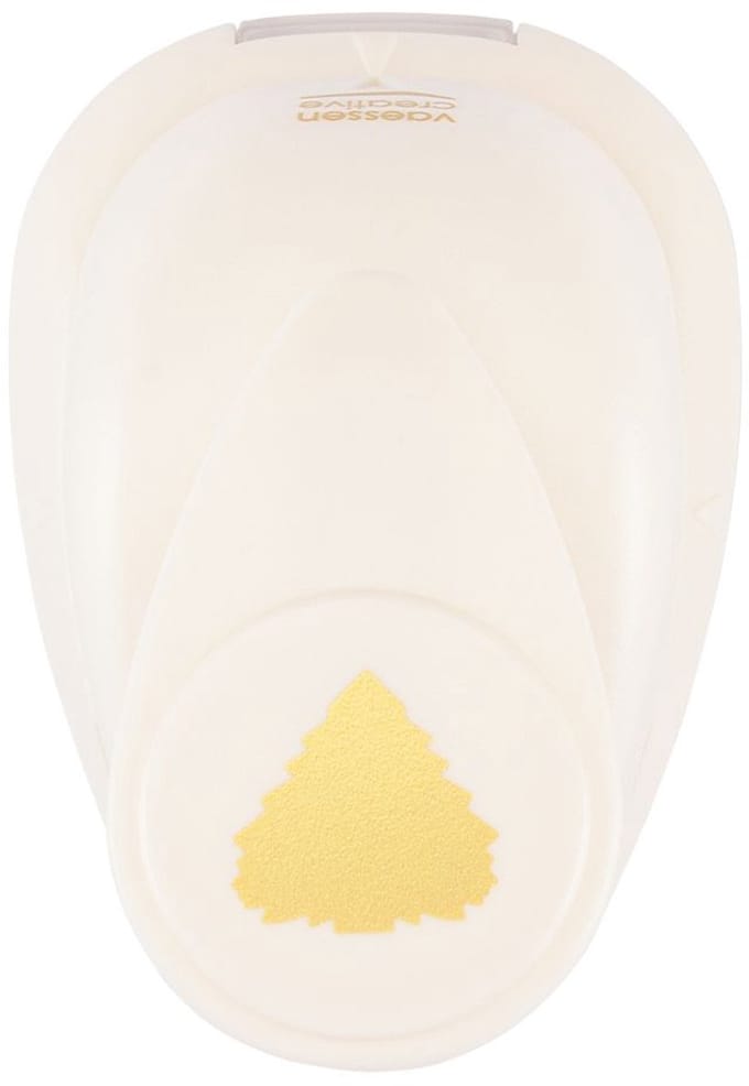 Vaessen Creative Pons - Figuurpons - Dennenboom - 1,4 x 1,4 cm