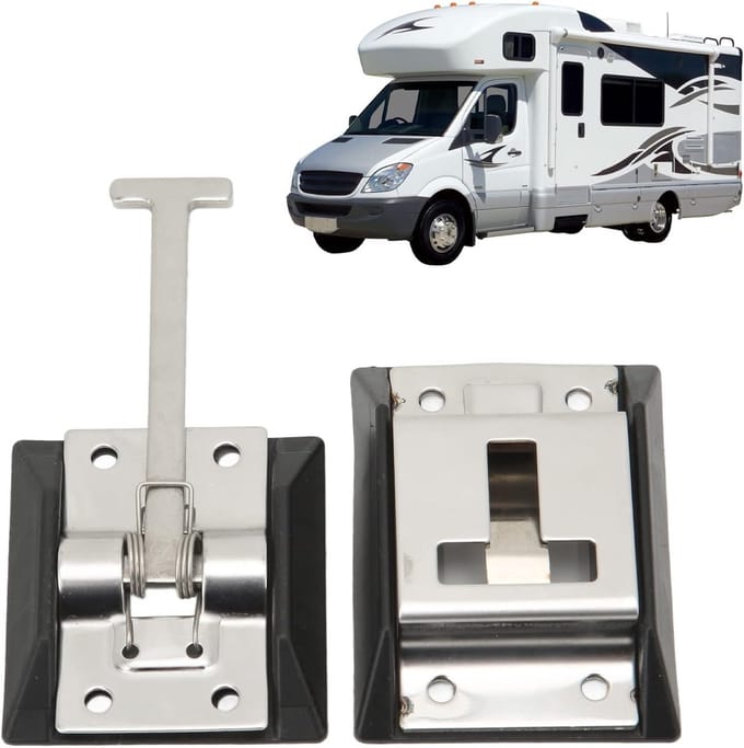 Zware RVS Deurstopper met T-pilaar, Duurzame Haak en Behuizing, Ideaal voor Thuis en Kantoor