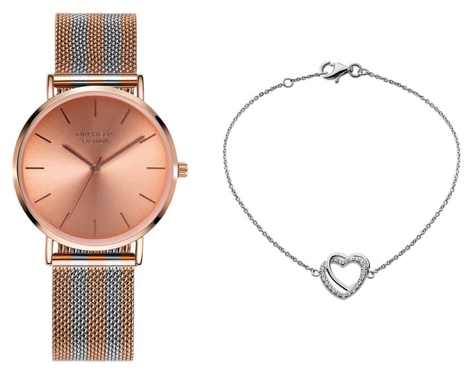 Orphelia SET-714817/BR Horloge - Staal - Multi - Ø 36 mm