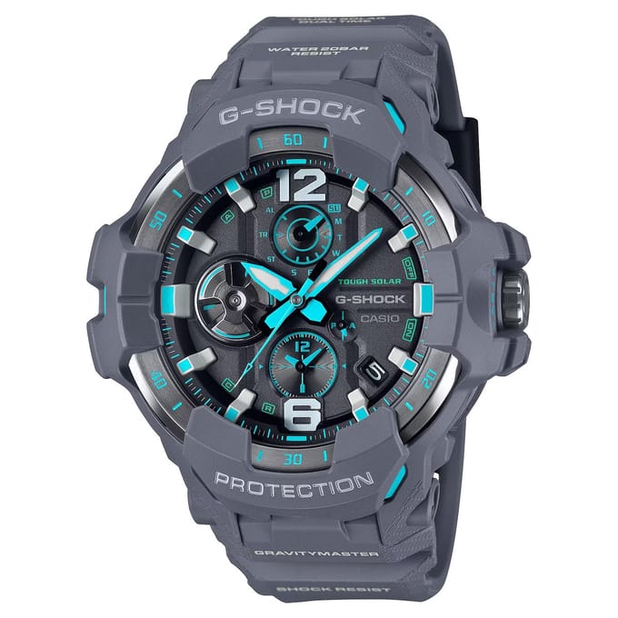 Casio G-Shock Gravitymaster GR-B300-8A2ER Horloge - Kunststof - Grijs - Ø 51 mm