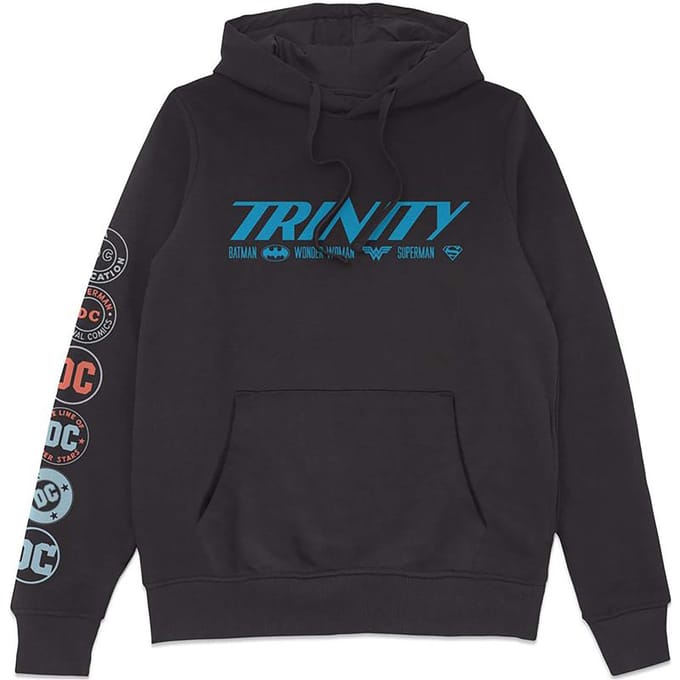 DC Comics Justice League The Trinity Hoodie - Black - M