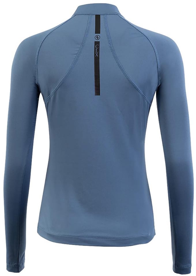 Br Trainingsshirt Br Clx Zip-up Blauw - XL
