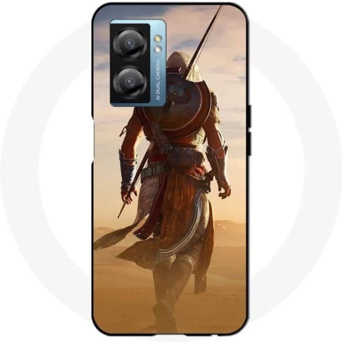 Oppo A77 5G case Assassin's Creed Soldier terug