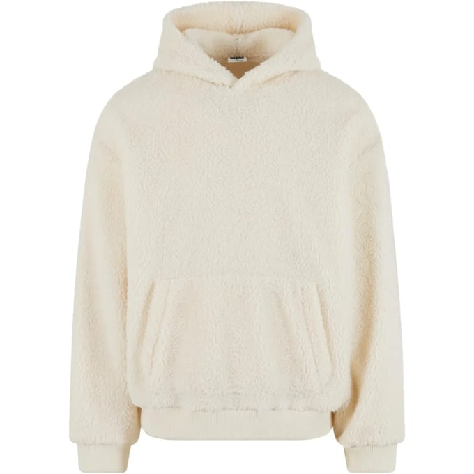 Urban Classics - Oversized Teddy Hoodie/trui - XL - Beige