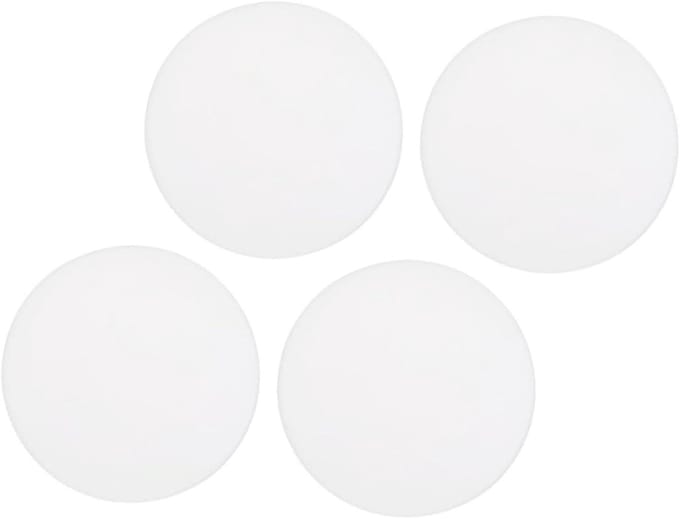 Siliconen Deurstopper - Muur Bumper - Muren Beschermen - Zelfklevend - 8 cm Doorsnee - Wit