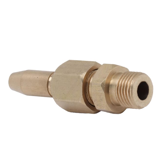 Fonteinsproeier Messing Verstelbare Sproeikop Tuinen Parken Vijver Decoratie Buitenschroefdraad G1/8 beige