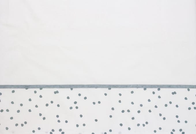 Briljant Baby Wieg Laken Spots - 75 x 100 - Stonegreen