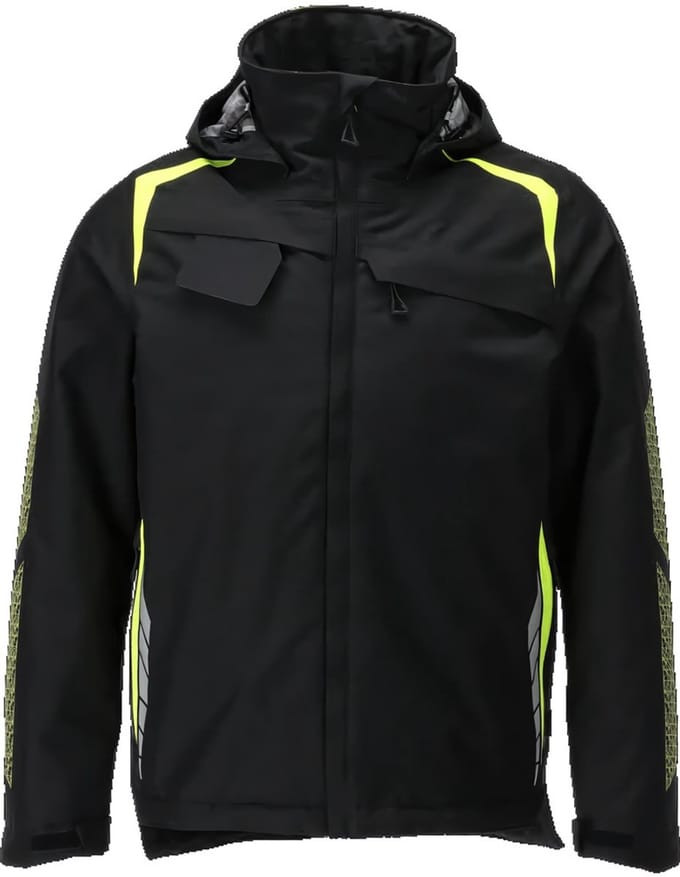Mascot Accelerate Safe Winterjas 23035-231 - Zwart/hi-vis geel - 2XL
