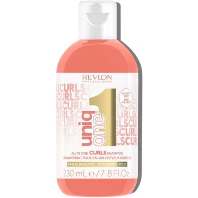 Revlon Professional Uniqone All In One Curls Shampoo Krulshampoo Dames 230 ml