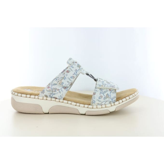 Rieker Slippers - Dames - Grijs - Maat:38