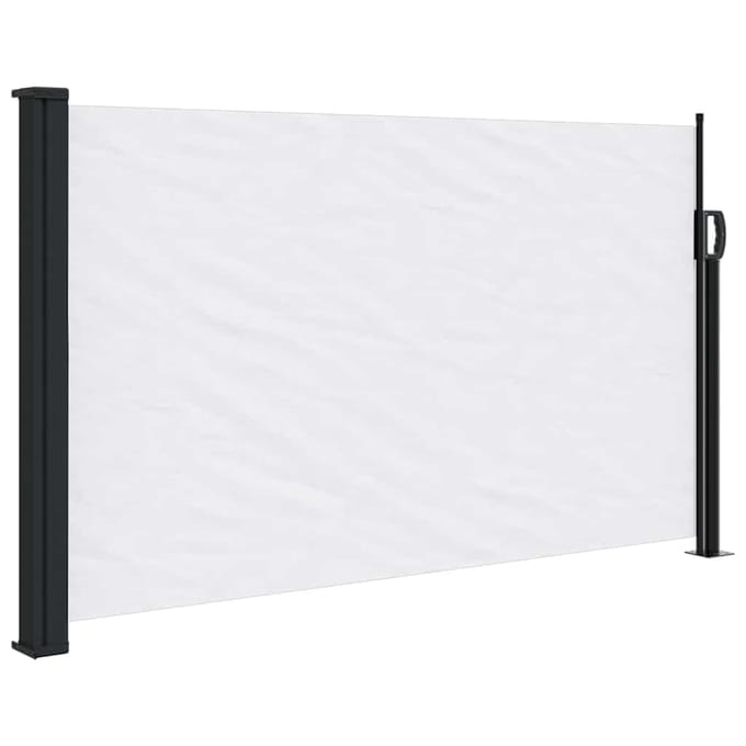vidaXL - Windscherm - uittrekbaar - 120x500 - cm - wit