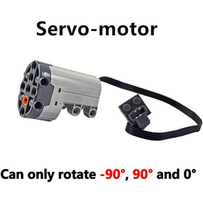 Pièces Techniques de Moteur Fonctions Multiples Puissance 8293 8883 Outil Servo Moteur de Train Ensembles de Modèles Pf Blocs de Construction Compatibles Tous s