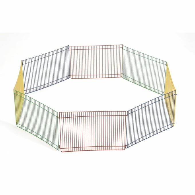 Beeztees - Knaagdierenren - 8 Panelen - 23x34 cm, diam. 85 cm