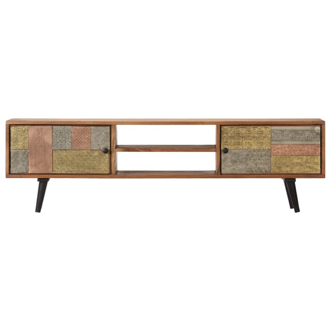 vidaXL - Tv-meubel - 140x30x40 - cm - massief - acaciahout