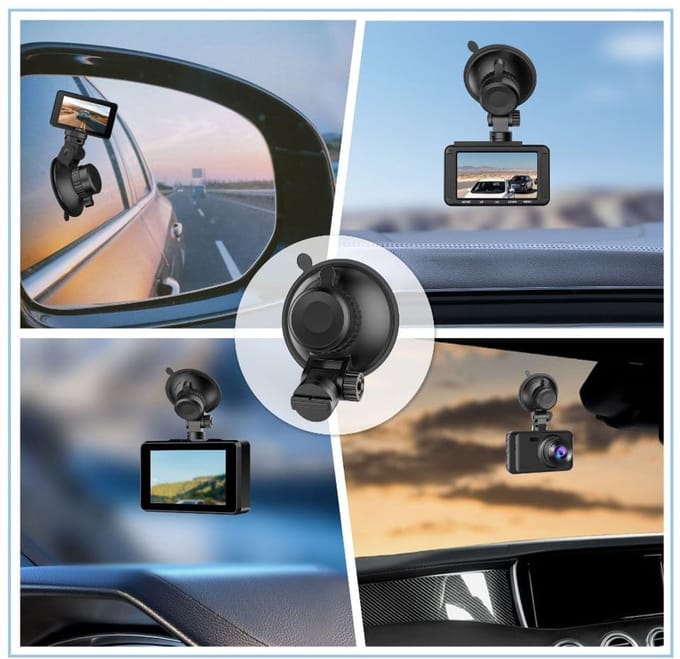 Dash Cam Zuignap Mount voor R2-4K modellen - Voorruit Montagebeugel